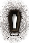 Metallica-bändin "Death Magnetic" -albumin kansikuva, jossa valkoista taustaa vasten näkyy avoin hauta. Haudan ympärillä satoja ohuita ruskeita viivoja, jotka ikään kuin säteilevät ympäristöön.