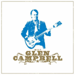 Kansitaide Glen Campbellin "Meet Glen Campbell" -albumista. Kuvassa valkoista taustaa vasten piirroshahmo sinisellä värillä miehestä ,jolla kitara kourissaan. Miehen alla sinapinkeltaisella Campbellin albumin nimi. Kuvaa kehystää ohut sinapinkeltainen vau