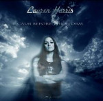 Lauren Harris -nimisen artistin "Calm Before The Storm" –albumin kansikuva. Kuva on sinisävyinen ja siinä näkyy taustalla pilvinen taivas, jonka keskellä haaleana seisoo mustahiuksinen nuori nainen, jolla hihaton musta paita ja tummiksi värjätyt sil