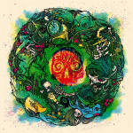 The Freezing Fogin samannimisen albumin kansikuvassa näkyy koristeellinen vihertävä ympyrä, jonka seassa kaikenlaisia putia, hahmoja, luita, laavaa, merta ja ilmaa. Kuvan tausta luonnonvalkoinen.