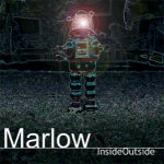 Marlowin "InsideOutside"-albumin etukannessa näkyy karu robottiukko, jonka pääkoppa hohtaa häikäisevää valoa. Tausta on digitaalinen ja muistuttaa etäisesti television lumisadetta. Kuvan alaosassa valkoisella värillä vasemmalla lukee, että Marlow, oikeall