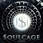 "Soul for Sale" -albumin etukannessa suuri metalliputki, jonka seinämät täynnä vahvistuksia. Kuvan alaosassa Soulcagen logo metallipintaisin kirjaimin kirjoitettuna. Metalliputken päässä lukee S-kirjain, joka muistuttaa hieman $-merkkiä.