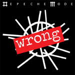 Depeche Moden "Wrong"-singlen etukansi mustaa pohjaväriä vasten sellainen, jossa valkoisella värillä sotkettu pallon päälle piikkimäisiä viivoja ja kuvan keskelle punaisen laatikon sisälle valkoisella värillä sana "Wrong" . Yläosassa yhtyeen logo valkoise