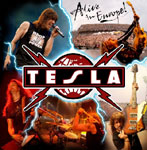 "Alive In Europe!" -albumin etukannessa näkyy Teslan logo kuvan keskellä. Sen alla näkyy neljä valokuvaa eri ihmisistä, yleisöistä ja bändin jäsenistä. Kuvan oikeaan yläkulmaan kirjoitettu mustalla värillä äänitteen nimi.